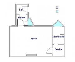 Vente studio 18 m² Paris 6E
