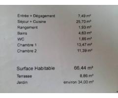 Vente appartement 3 pièces 66 m² Bonneville (74130)