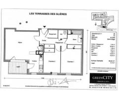 Vente appartement 3 pièces 70 m² Bonneville (74130)